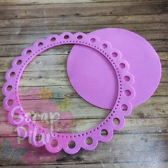 DIE / TROQUEL -BLONDA ENORME MOD 2 CON BORDE DE CIRCULO - comprar online
