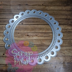 DIE / TROQUEL -BLONDA ENORME MOD 2 CON BORDE DE CIRCULO