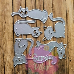 DIE / TROQUEL -SET DE 5 GATITOS - - comprar online