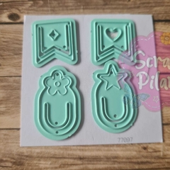 DIE / TROQUEL - CLIPS -( 4 unid ) - comprar online