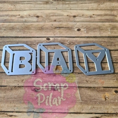 DIE / TROQUEL - BABY EN CUBOS TEXTO-