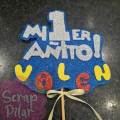 DIE / TROQUEL - MI 1 ER AÑITO! -TEXTO -PALABRA - Scrap Pilar