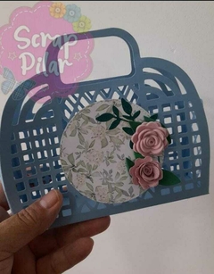 DIE / TROQUEL - CANASTA VINTAGE - EXCLUSIVO - PARA PLUS! - Scrap Pilar