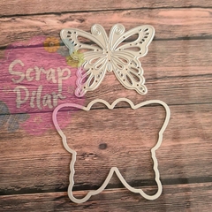 DIE / TROQUEL - MARIPOSA NUEVO MODELO LABRADA - Scrap Pilar