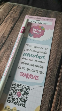 LÁPIZ MÁGICO - CON PEGAMENTO EN LA PUNTA - STRASES- PERLAS