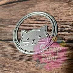 DIE / TROQUEL - GATITO EN CIRCULO -