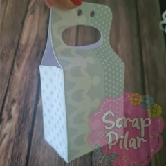DIE / TROQUEL - CAJA CON MANIJA OVALADA Y PASA CINTA - 2 UNID. - Scrap Pilar
