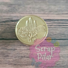 SELLO PARA LACRE - DE BRONCE CON MANGO DE ACRILICO DE COLORES - 11 DISEÑOS DIFERENTES - - comprar online