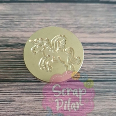 SELLO PARA LACRE - DE BRONCE CON MANGO DE ACRILICO DE COLORES - 11 DISEÑOS DIFERENTES -