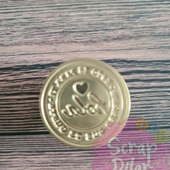 SELLO PARA LACRE - DE BRONCE CON MANGO DE ACRILICO DE COLORES - 11 DISEÑOS DIFERENTES - - tienda online