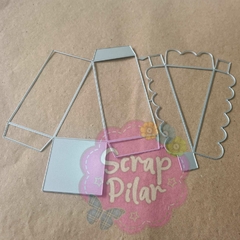 DIE / TROQUEL - CAJA PORCION DE TORTA CHICA CON TAPA - PARA STANDART