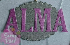 DIES / TROQUEL -ABECEDARIO 5 cm- LETRAS- ALFABETO - comprar online