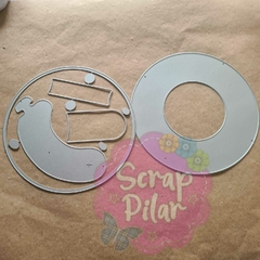 DIE / TROQUEL - OBTUROMETRO - SET DE VARIAS PIEZAS PARA TARJETAS MOVIBLES- - comprar online