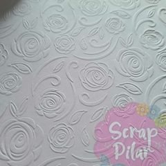 Carpeta de embossing - MODELO ROSAS - 15 X 15 cm - comprar online