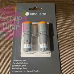 CUCHILLA KRAFT BLADE 3 MM- SILHOUETTE PARA CAMEO 4 - PRO Y PLUS-TRAE 2 CUCHILLAS