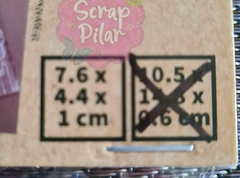 BLOQUE ACRILICO PARA SELLOS DE SILICONAS - Varias medidas disponibles - Scrap Pilar