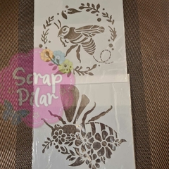 Stencil Plantilla Decorativa - 2 MODELOS DE ABEJAS -