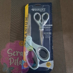 SET DE 2 TIJERAS WESTCOTT DE TITANIUM - 21 CM Y 13 CM -