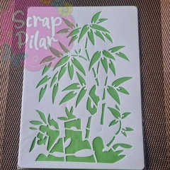Stencil Plantilla Mediana - MODELO FLORES - PAJAROS --RAMAS - 21 X 14 cm en internet