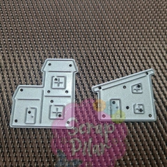DIE / TROQUEL - SET DE 2 CASAS CHICAS - TROQUELES CHICOS