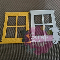 DIE / TROQUEL -VENTANA CON GATO -