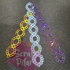 DIE / TROQUEL - GUARDA ONDULADA CIRCULOS DECORADOS -