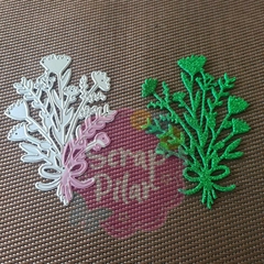 DIE /TROQUEL - RAMO CON MOÑO - FLORES