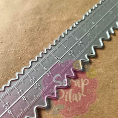 REGLA DE RASGADO - TRES DISEÑOS DE RASGADOS - DE ACERO CARBONO - NUMERACION 20 CM PRECIO X UNIDAD en internet