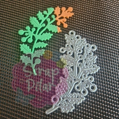 DIE / TROQUEL - RAMAS CON FRUTOS Y FLORES - HOJAS - Scrap Pilar