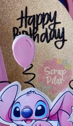 DIE / TROQUEL - HAPPY BIRTHDAY CURSIVA CON BASE - - comprar online