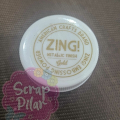 POLVO DE EMBOSSING METALICO DORADO - MARCA ZING DE AMERICAN CRAFT - - comprar online