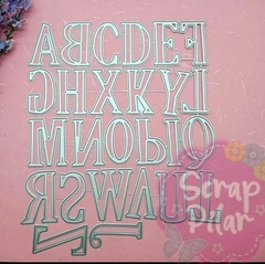 DIES / TROQUEL -ABECEDARIO 5 cm- LETRAS- ALFABETO - tienda online