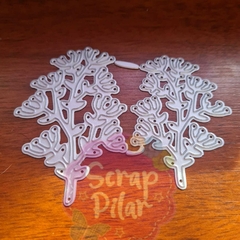 DIE / TROQUEL - RAMAS CON FLOR - (x2 un) -