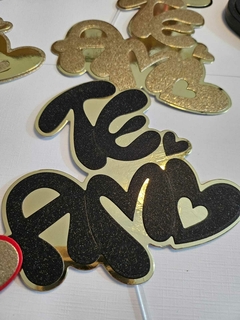 DIE / TROQUEL - TE AMO - IMPRENTA CON CORAZON -MODELO 2 - tienda online