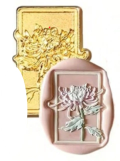 Sellos De Lacre Diseños Flores - 6 Modelos Diferentes - Scrap Pilar