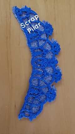DIE / TROQUEL - CORONA TIARA CON BASE - - Scrap Pilar