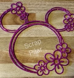 DIE / TROQUEL - MICKEY - MINNIE CON FLORES LABRADO - PERSONAJES - MINNIE - comprar online