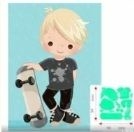 DIE / TROQUEL -NENE CON SKATE PARA ARMAR . MODELO CON SKATE - comprar online