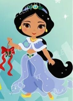 DIE / TROQUEL -PRINCESA DE DISNEY - JAZMIN NAVIDEÑA DE ALADDIN - ALADINO -PARA ARMAR - - comprar online