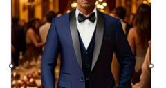 Troquel Frente de Smoking - Camisa, Moño y Chaqueta en internet