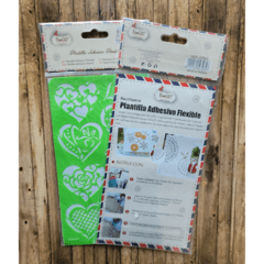 Stencil Plantilla Adhesivo Flexible-Modelos Varios