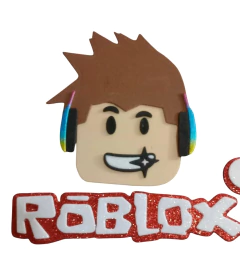 DIE / TROQUEL -LOGO ROBLOX CON BASE Y PERSONAJE - - Scrap Pilar