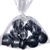 Ponteira, acabamento ou batoque para tubo.  Unidade: CARTELA COM 10 PÇS Observação: Interna para tubo Metalon 7/8" Cor: Preto
