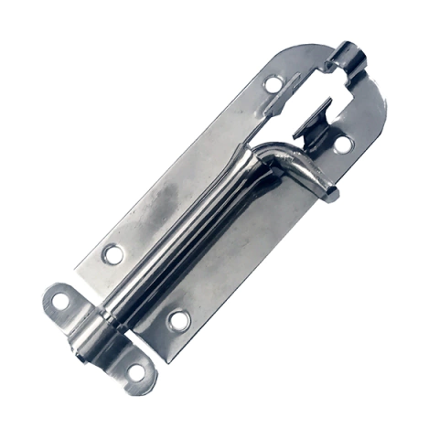 Fecho redondo para portas.  Dimensional: 65 x 30 mm (2.1/2") OU 75 x 30 mm (3") Acabamento: Inox polido