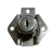 Fechadura gaveta, cilindro curto, mesmo segredo, uma chave para diversas gavetas.  Unidade: PEÇA Dimensional: Canhão 22mm Acabamento: Niquelado
