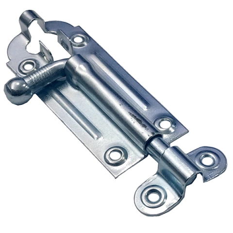 Fecho para portas.  Acabamento: Zincado claro Tamanho: 2.1/2, 3", 4" OU 6"