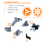 KIT PL2550 PARA PORTAS SANFONADAS (C/ AMORTECIMENTO) - comprar online