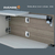 KIT PL2550 PARA PORTAS SANFONADAS (C/ AMORTECIMENTO) - RJDiehl 