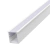 Perfil plástico para colocação de fitas de led, embutido nos móveis.  Unidade: PEÇA Acabamento: Plástico Branco