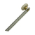 Roldana para janela ou porta de correr, em inox.  Roldana nylon perfil reto, diâmetro de 25mm.  Unidade: PEÇA Acabamento: Inox Observação: Roldana simples, afastamento 10mm
